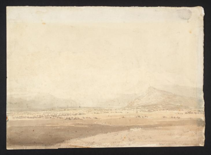 Joseph Mallord William Turner, Thomas Girtin, ‘View of the Alps from near Turin’ c.1796