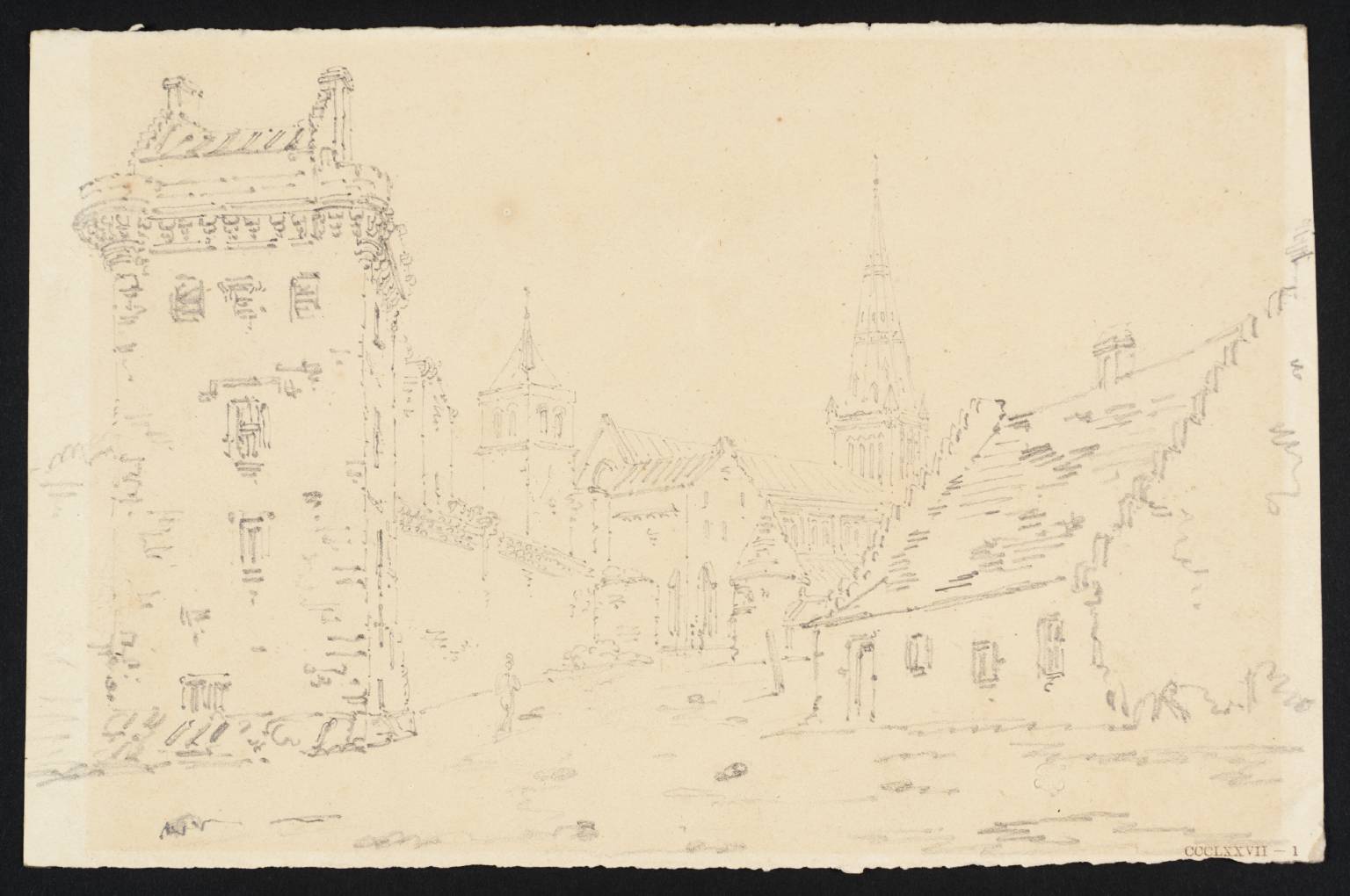 Glasgow: Looking along High Street towards the Cathedral