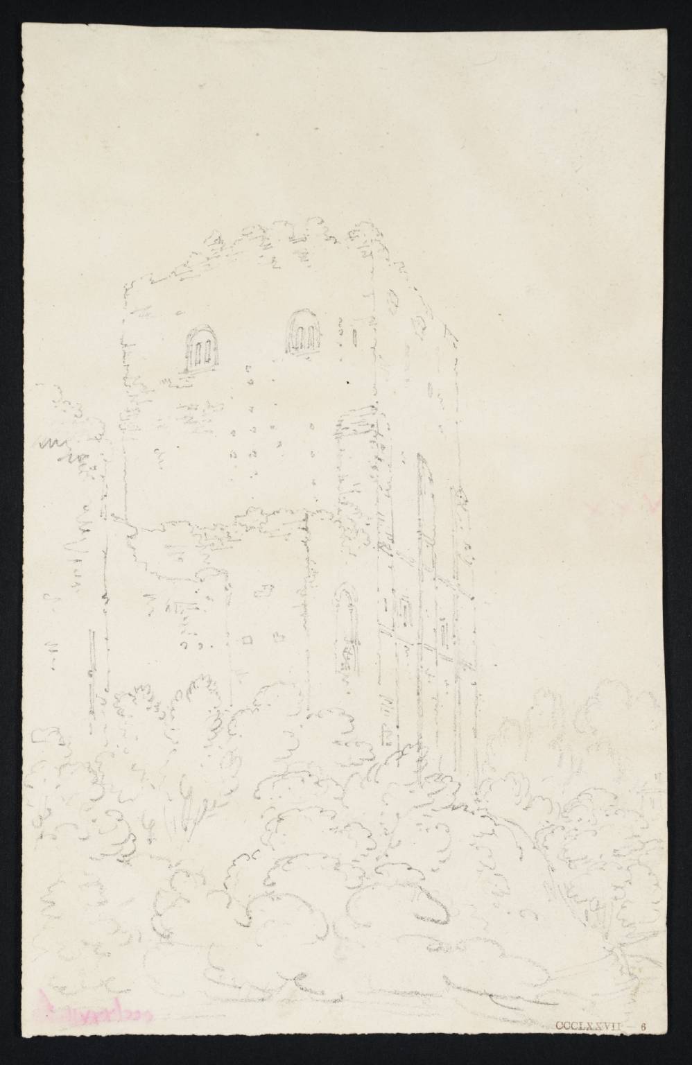 Part of the Ruins of Porchester Castle, Hampshire