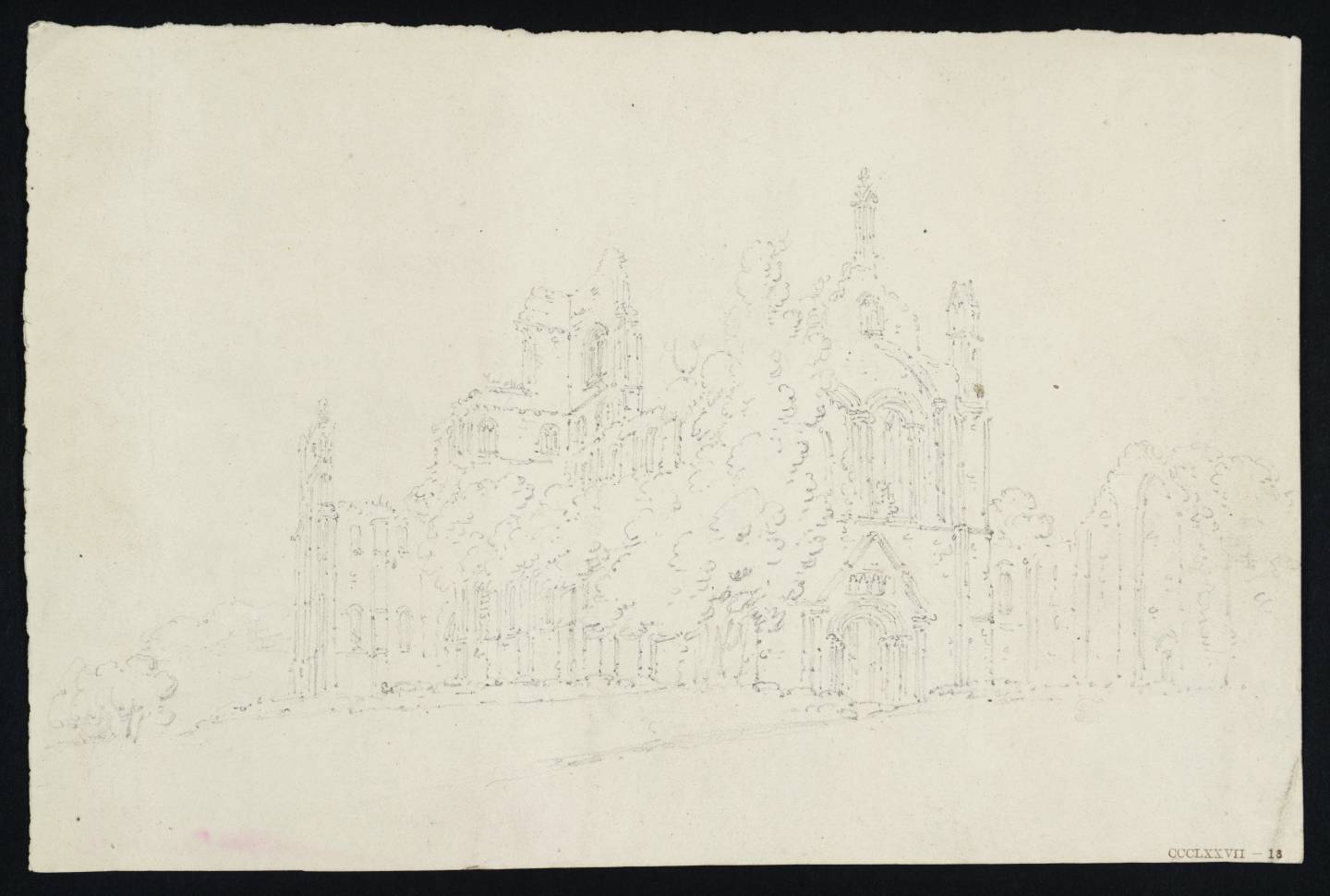 Kirkstall Abbey from the North West