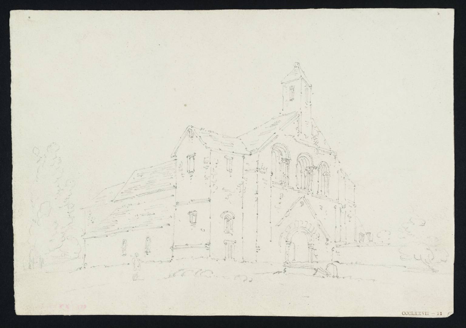 Margam Abbey Church, Glamorgan, from the North West