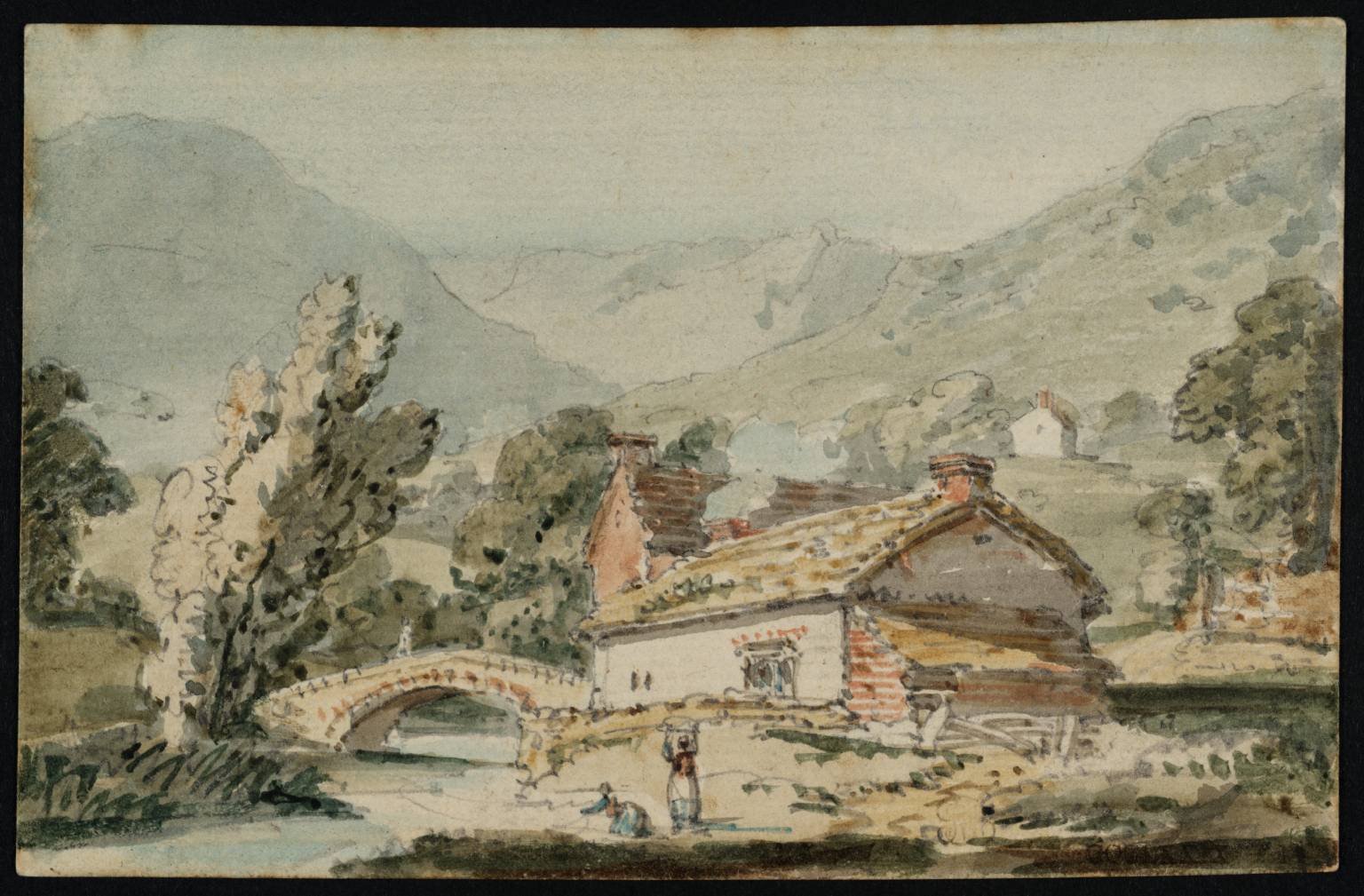 Scene in the Lake District, near Buttermere