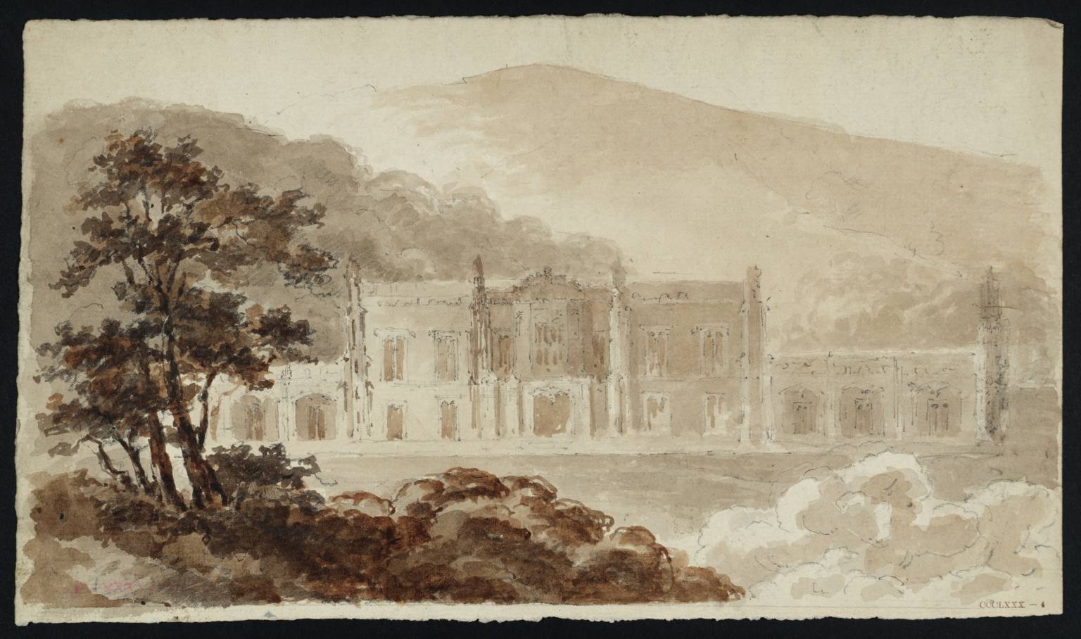 A Landscape with a Proposed Elevation of Hafod