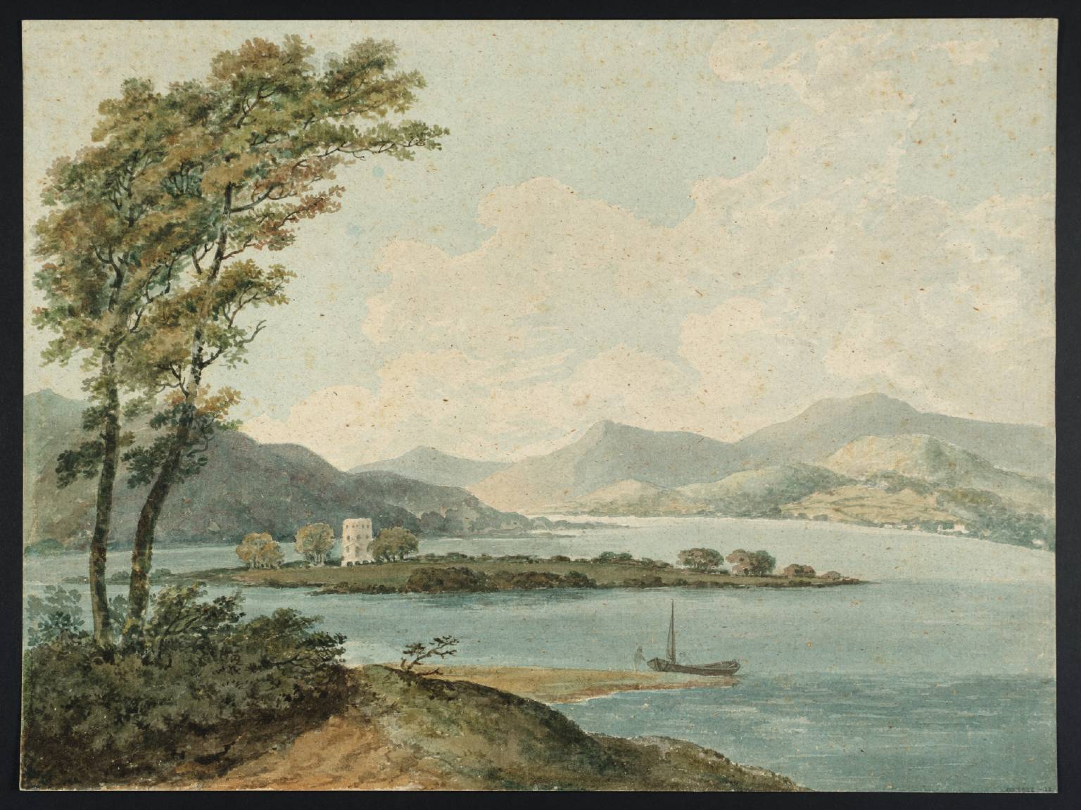 ?View of Windermere, with Belle Isle