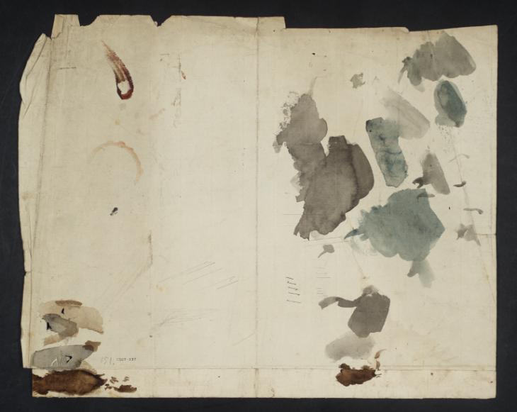 Joseph Mallord William Turner, ‘Watercolour and Ink Tests’ c.1810-28