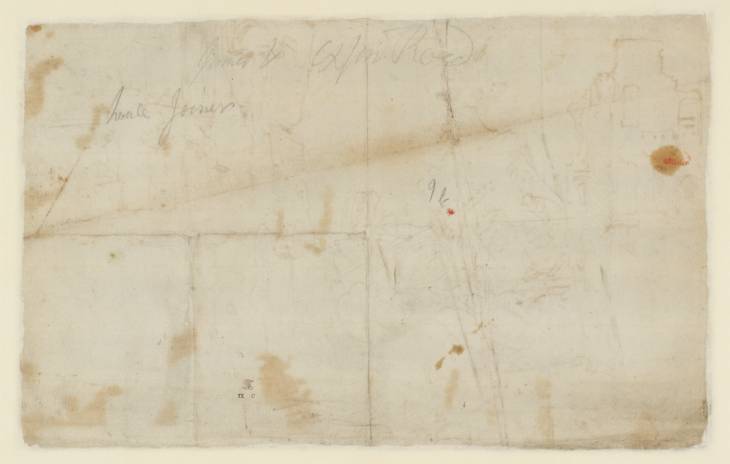Joseph Mallord William Turner, ‘Inscriptions by Turner: Notes’ c.1792