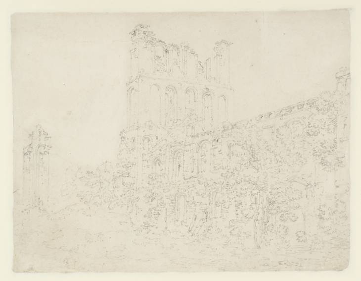 Joseph Mallord William Turner, ‘Llanthony Abbey: The Ruined Central Tower and North Wall of the Nave’ 1792