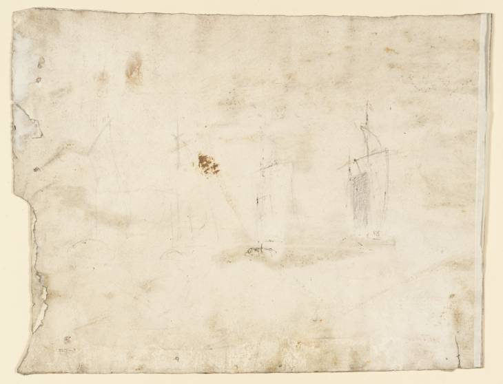 Joseph Mallord William Turner, ‘Four Studies of Sailing Vessels’ ?1798