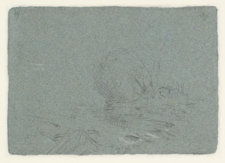 Joseph Mallord William Turner, ‘River Rapids ?on the Seine, Northern France’ c.1833