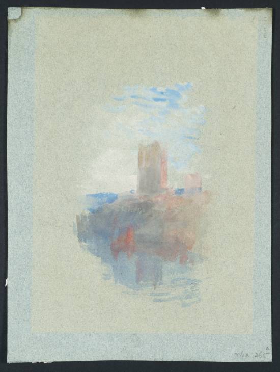 Joseph Mallord William Turner, ‘A Tower on the Coast’ c.1827