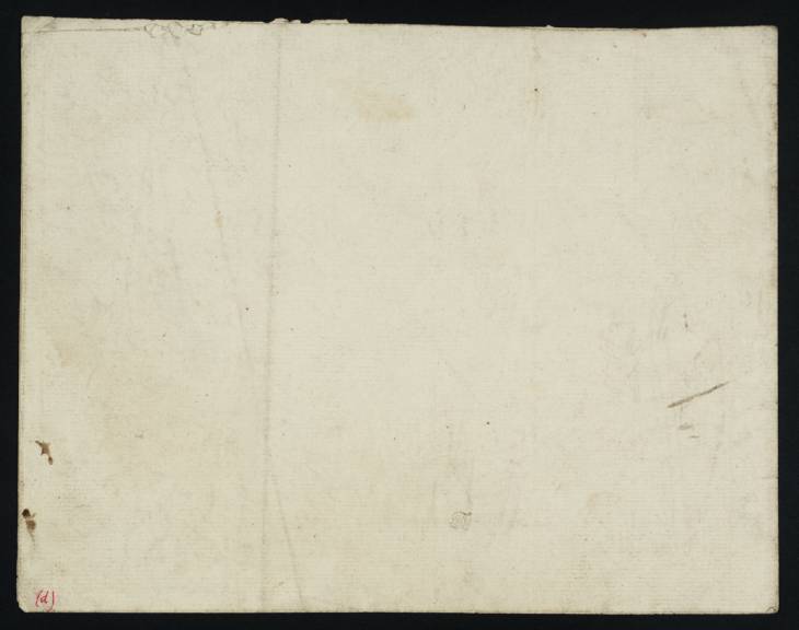 Joseph Mallord William Turner, ‘Blank’ ?c.1789
