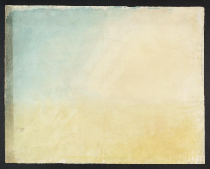 Joseph Mallord William Turner, ‘A Clear Sky above a Landscape’ c.1816-20
