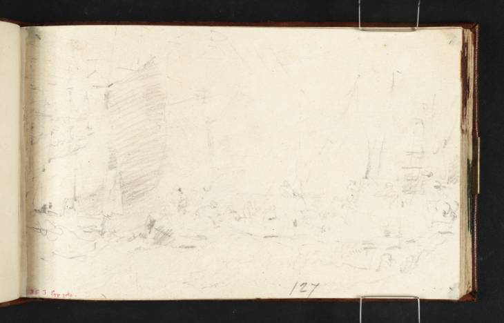 Joseph Mallord William Turner, ‘Figures and Small Boats’ 1805-9