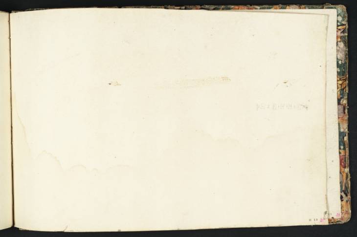 Joseph Mallord William Turner, ‘Diagram of Small Rectangles Alternating with Numerals’ c.1789