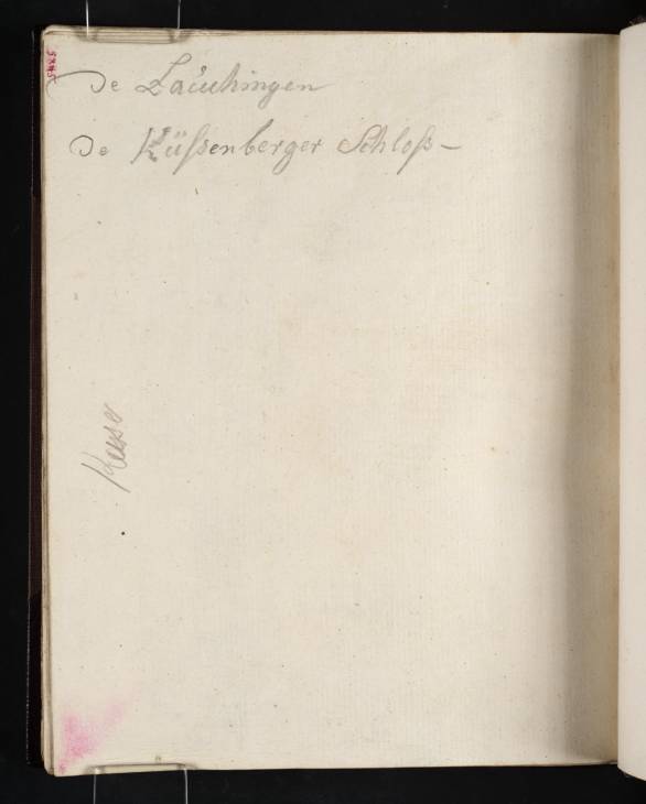 Joseph Mallord William Turner, ‘Inscriptions’ 1802