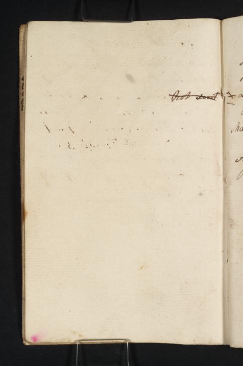 Joseph Mallord William Turner, ‘Inscription by Turner: A Note Concerning Artists' Materials’ 1801