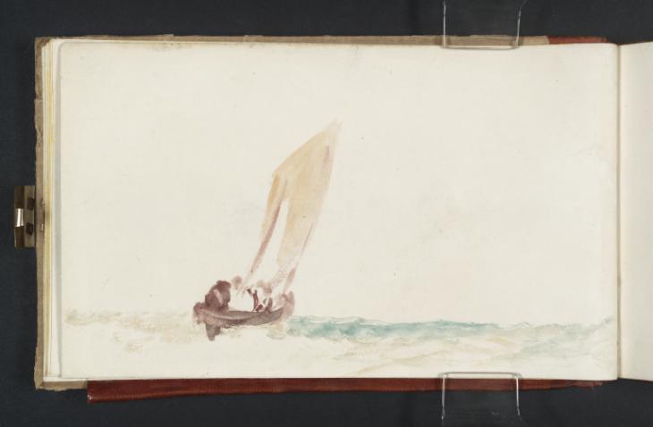 Joseph Mallord William Turner, ‘A Sailing Boat at Sea’ ?1827