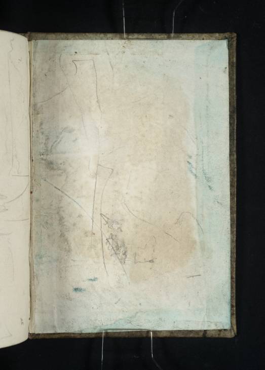 Joseph Mallord William Turner, ‘Unidentified Subject’ 1836 (Inside back cover of sketchbook)