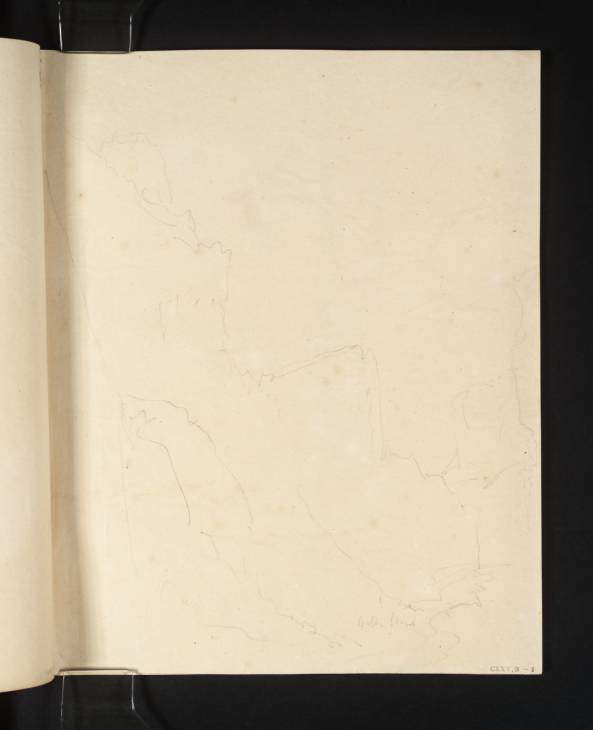 Joseph Mallord William Turner, ‘Cheddar Gorge: Wind Rock’ 1811