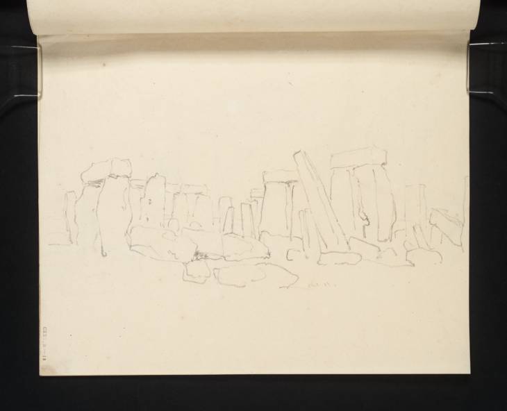 Joseph Mallord William Turner, ‘Stonehenge: The Inner Sarsen 'Horseshoe' from the West’ 1811
