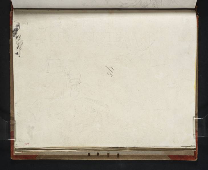 Joseph Mallord William Turner, ‘Study of a Cascade, Tivoli’ 1819