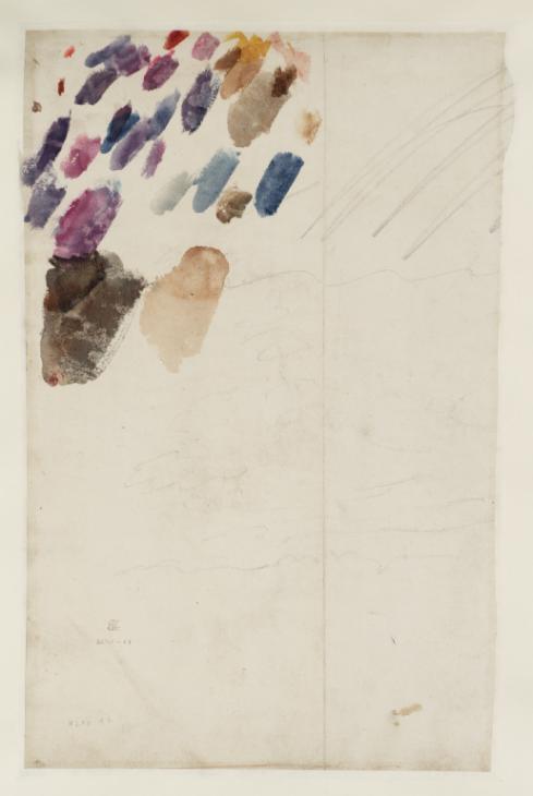 Joseph Mallord William Turner, ‘Colour Trials; ?a Landscape’ c.1799-1807