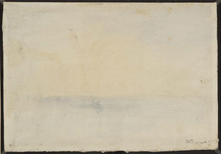 Joseph Mallord William Turner, ‘A Sunlit Sky and Blue Sea’ c.1823-5