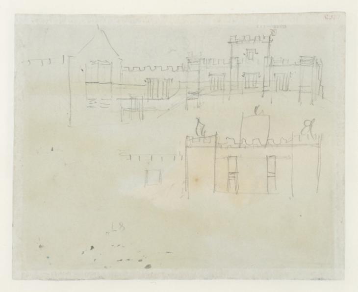 Joseph Mallord William Turner, ‘Castellated Buildings’ c.1822-40