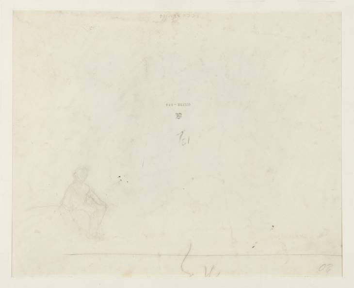 Joseph Mallord William Turner, ‘Study of a Seated Female Figure’ c.1826-7