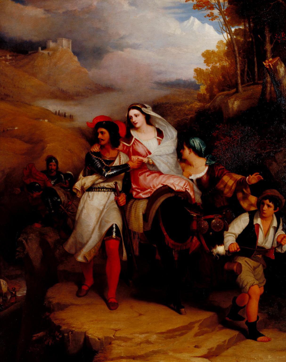 The Escape of Francesco Novello di Carrara, with his Wife, from the Duke of Milan