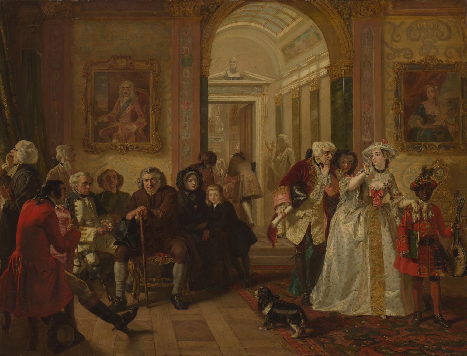 Doctor Johnson in the Ante-Room of the Lord Chesterfield Waiting for an Audience, 1748
