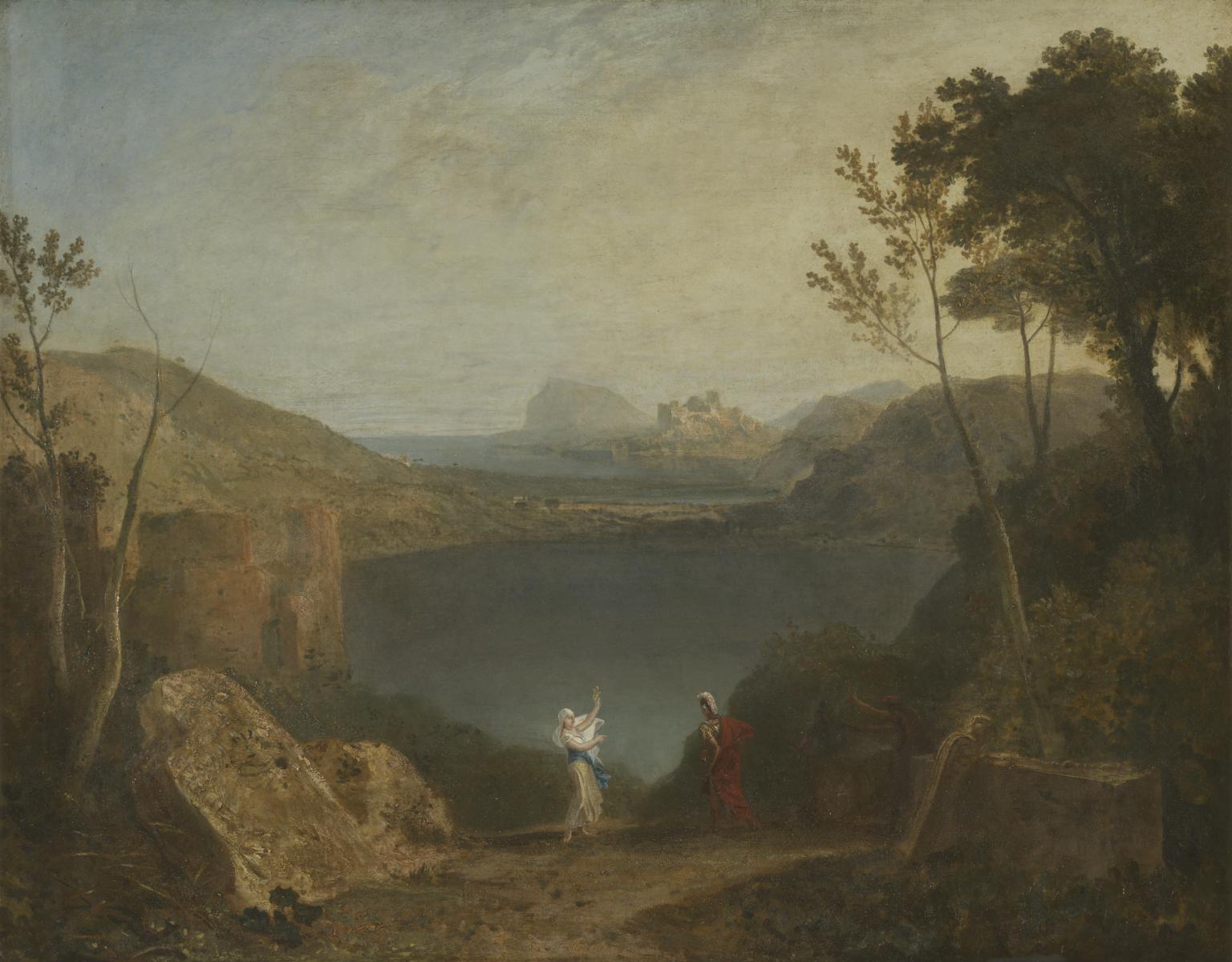 N00463: Aeneas and the Sibyl, Lake Avernus