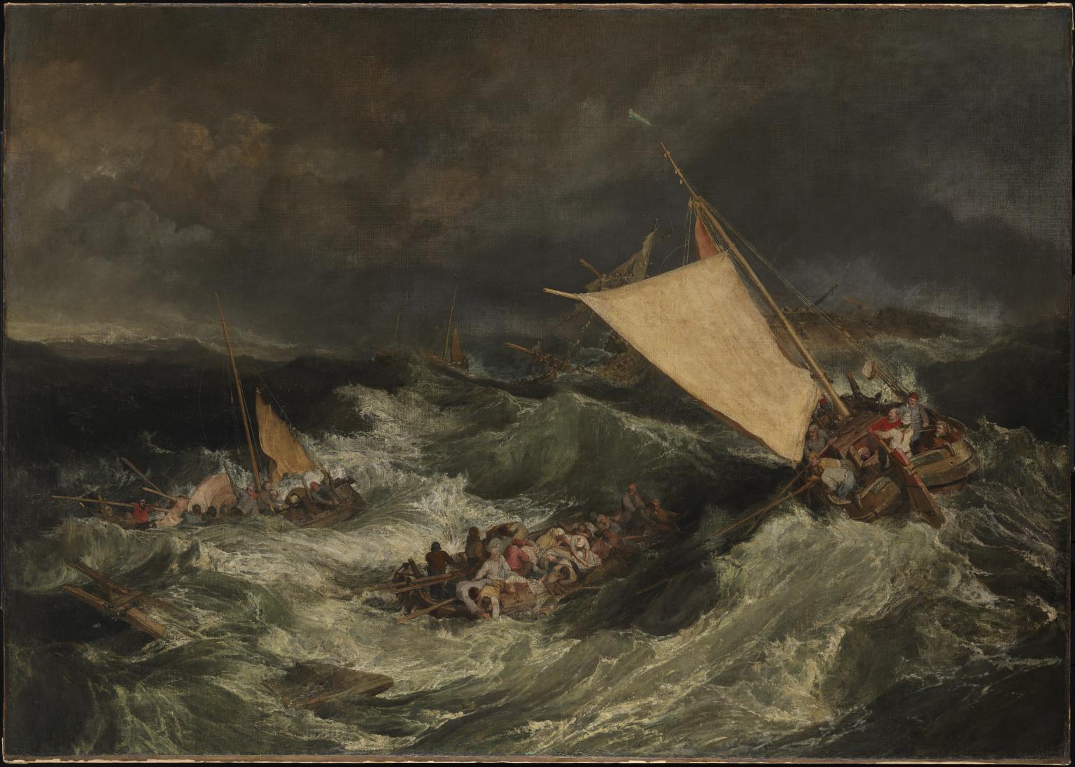 The Shipwreck', Joseph Mallord William Turner, exhibited 1805 | Tate