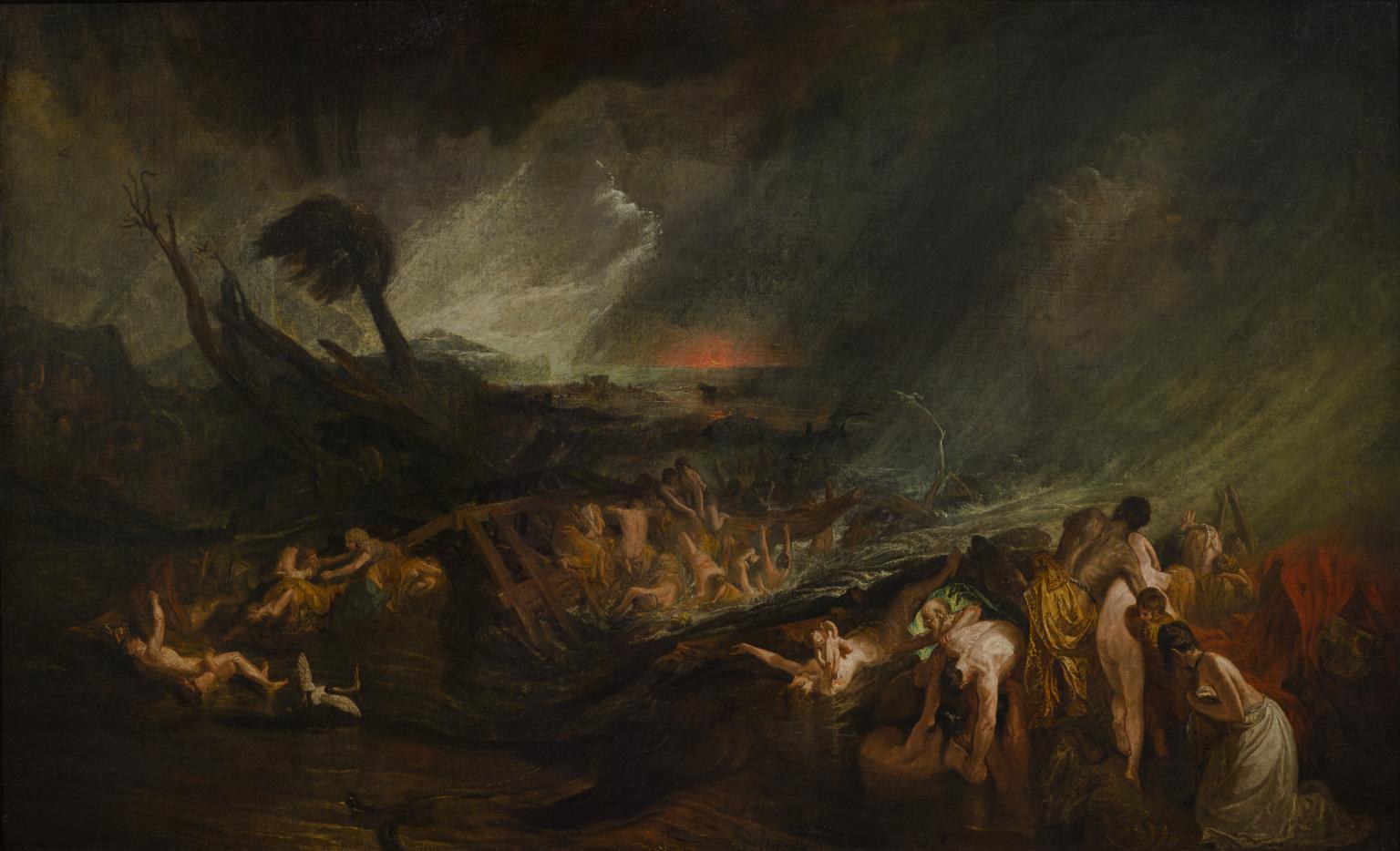 The Deluge Joseph Mallord William Turner exhibited 1805 Tate