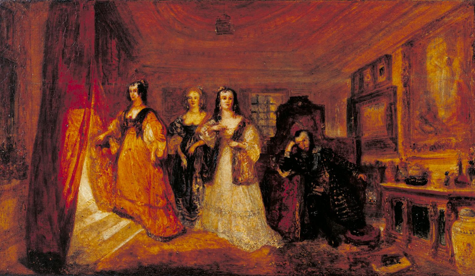 Lucy, Countess of Carlisle, and Dorothy Percy’s Visit to their Father Lord Percy, when under Attainder ...