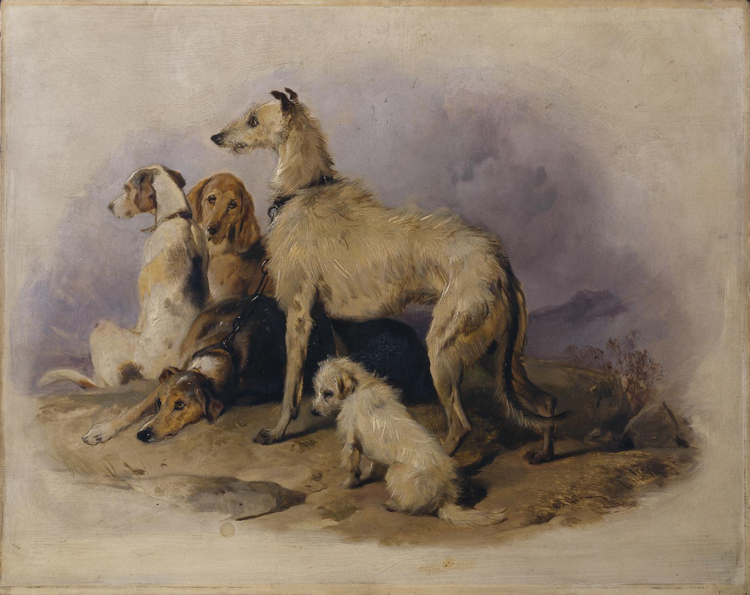 Landseer paintings hot sale of dogs