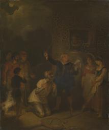 The Order of Knighthood Conferred on Don Quixote by the Inn Keeper