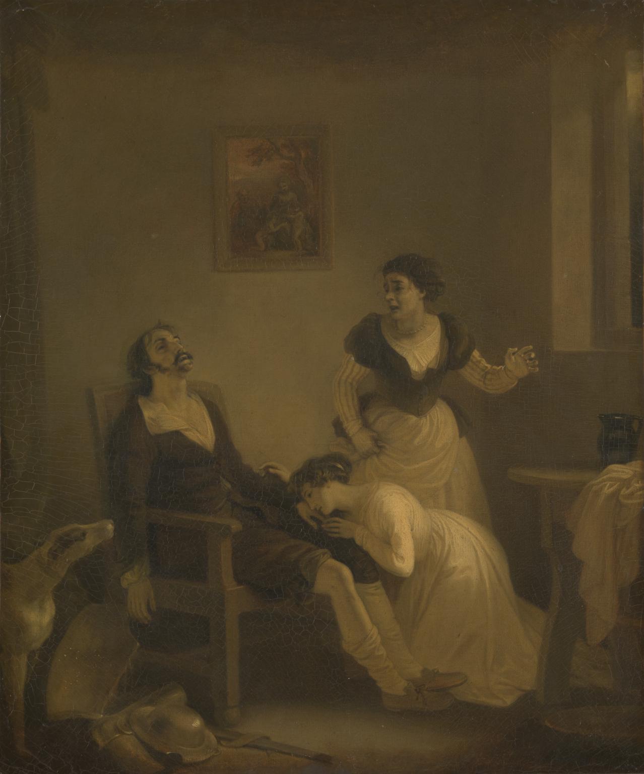 Don Quixote at Home, after the Termination of his Second Sally