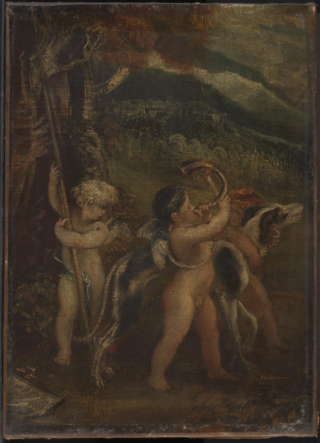 Cupids Preparing for the Chase