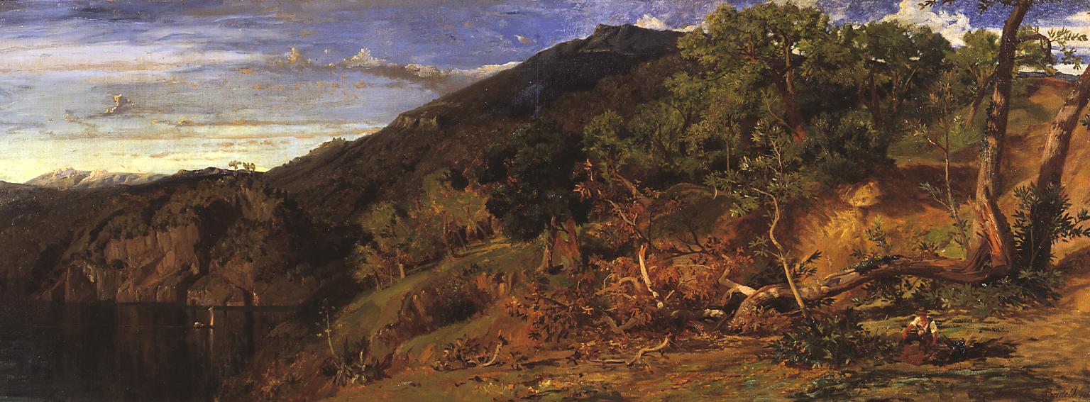 The Woods of Sweet Chestnut above Varenna, Lake Como