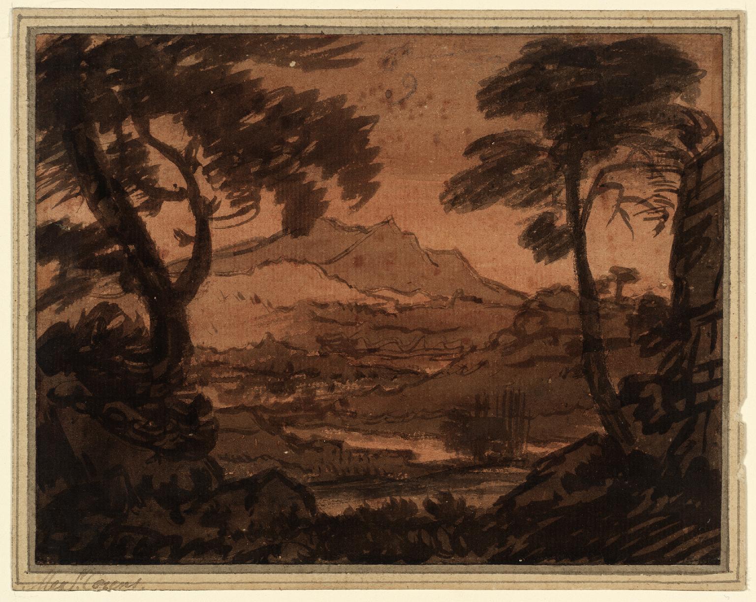 Landscape with Fir Trees
