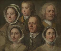 Heads of Six of Hogarth’s Servants