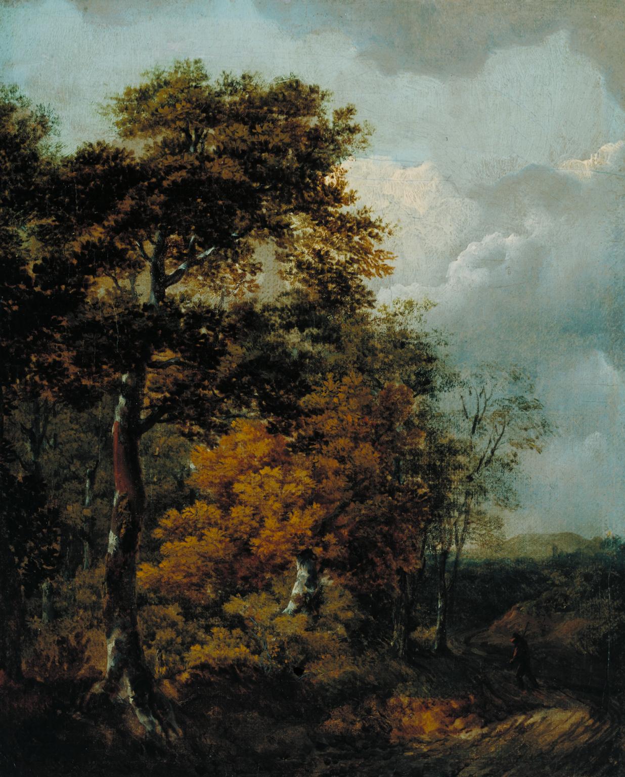 Landscape with a Peasant on a Path