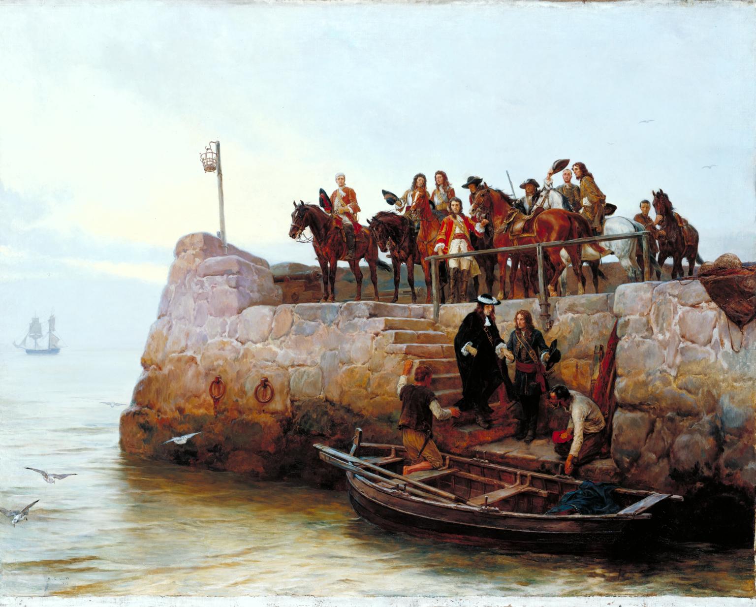 A Lost Cause: Flight of King James II after the Battle of the Boyne