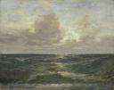 Edwin Hayes, ‘Sunset at Sea: From Harlyn Bay, Cornwall’ exhibited 1894