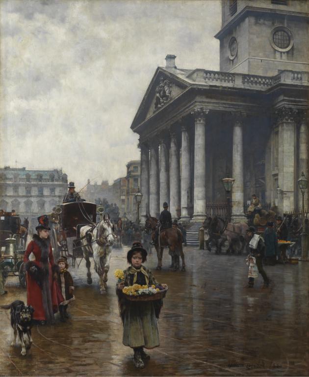 ‘St MartinintheFields’, William Logsdail, 1888 Tate
