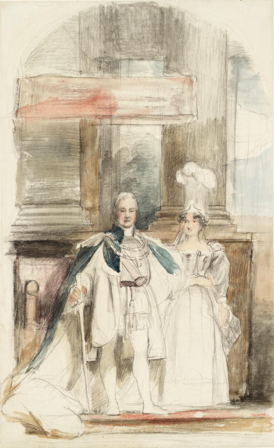 Study for a Portrait of William IV and Queen Adelaide