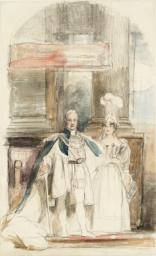 Study for a Portrait of William IV and Queen Adelaide
