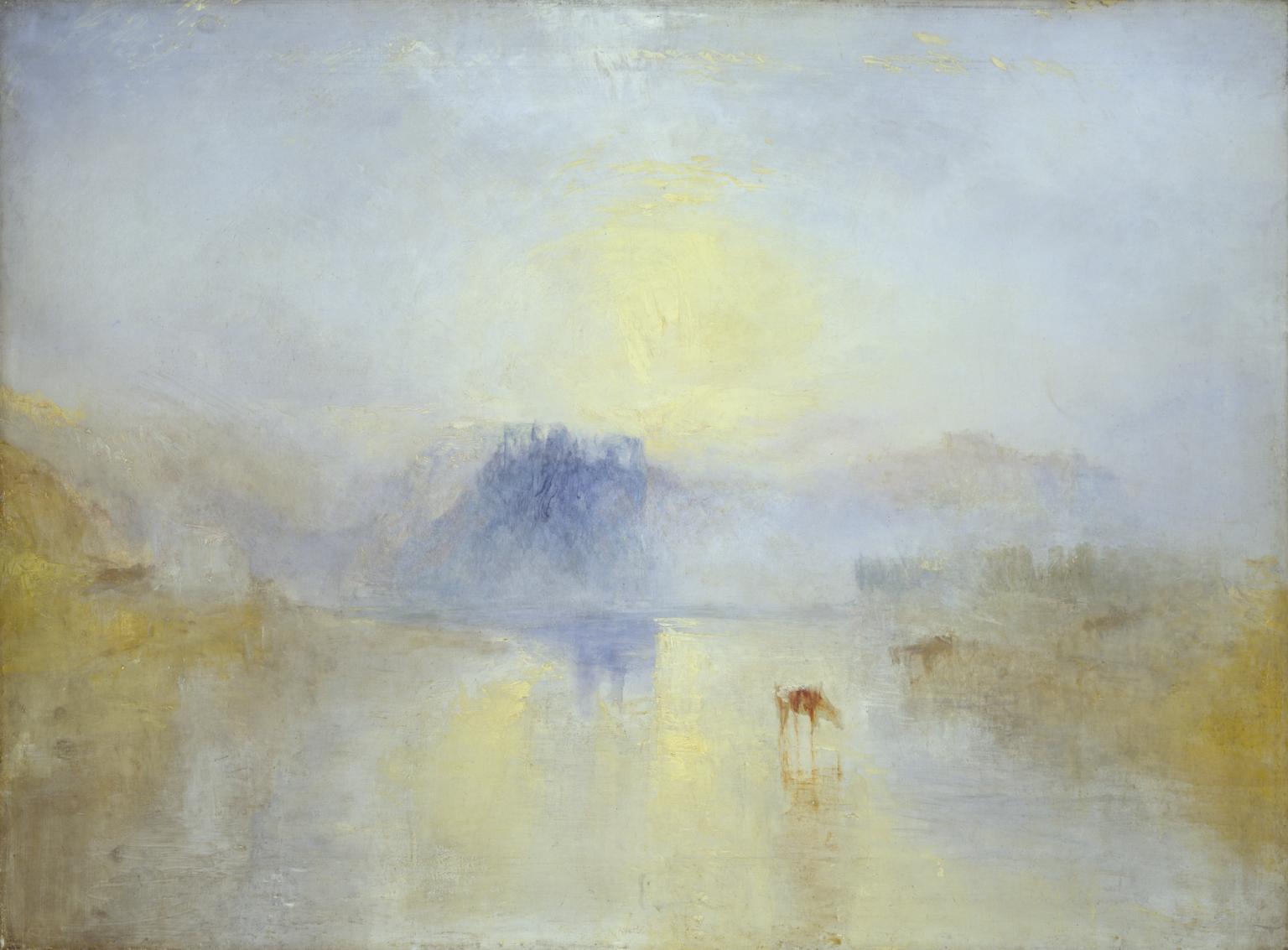 Norham Castle, Sunrise', Joseph Mallord William Turner, c.1845