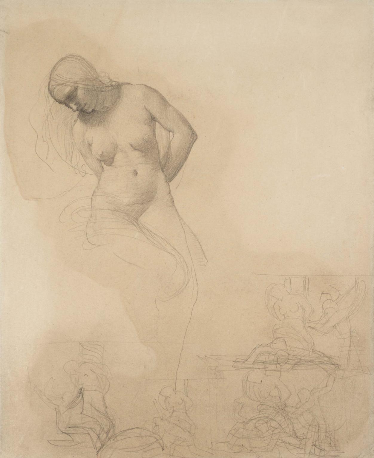 Study for Amoret Bound in the House of Busirane